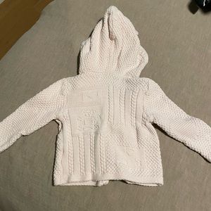 Ralph Lauren pink cable knit sweater